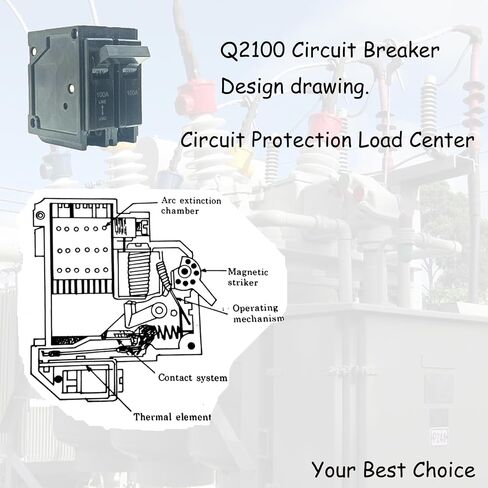 قاطع دائرة Q230 ثنائي القطب 30 أمبير، 120/240 فولت، مناسب لمراكز تحميل سلسلة Siemens Type EQ، EQL، SEQ، EQG، PL وES، حماية مغناطيسية حرارية، قاطع دائرة إضافي. ضمان 5 سنوات in Saudi Arabia
