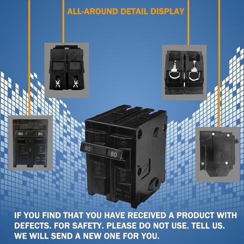 قاطع دائرة Q230 ثنائي القطب 30 أمبير، 120/240 فولت، مناسب لمراكز تحميل سلسلة Siemens Type EQ، EQL، SEQ، EQG، PL وES، حماية مغناطيسية حرارية، قاطع دائرة إضافي. ضمان 5 سنوات in Kuwait