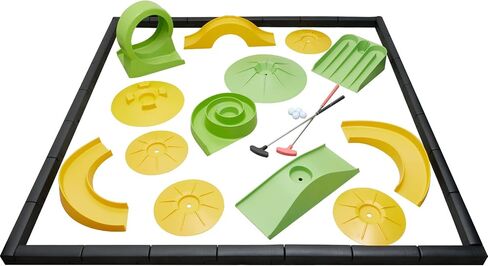 لعبة LulliSpace Putting Game Mini Golf، العب في المنزل أو المكتب أو الهواء الطلق، عقبة جولف صغيرة، مضرب جولف صغير للأطفال والمراهقين والبالغين in Saudi Arabia