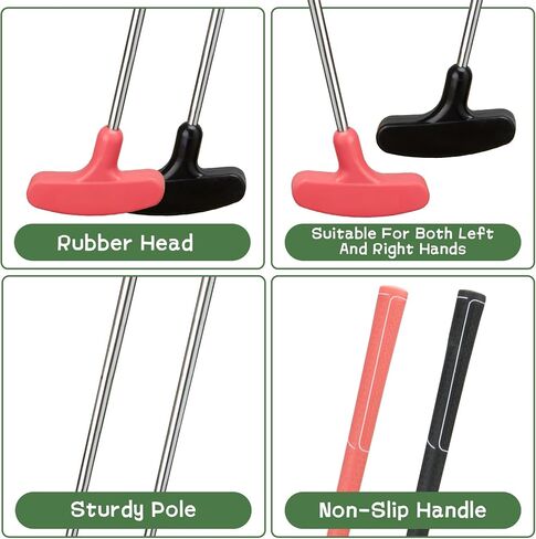 لعبة LulliSpace Putting Game Mini Golf، العب في المنزل أو المكتب أو الهواء الطلق، عقبة جولف صغيرة، مضرب جولف صغير للأطفال والمراهقين والبالغين in Saudi Arabia