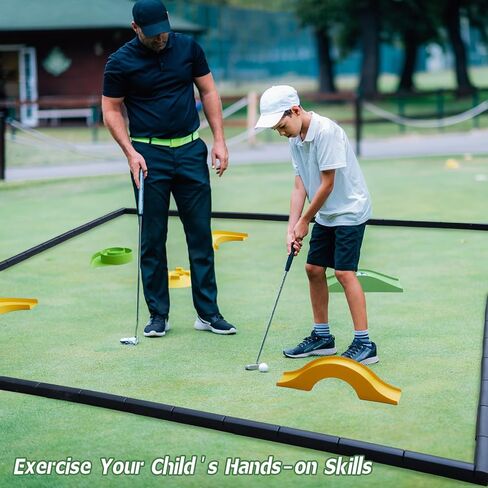 لعبة LulliSpace Putting Game Mini Golf، العب في المنزل أو المكتب أو الهواء الطلق، عقبة جولف صغيرة، مضرب جولف صغير للأطفال والمراهقين والبالغين in Saudi Arabia