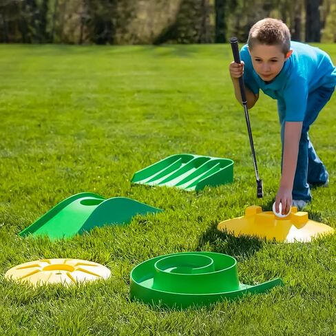 لعبة LulliSpace Putting Game Mini Golf، العب في المنزل أو المكتب أو الهواء الطلق، عقبة جولف صغيرة، مضرب جولف صغير للأطفال والمراهقين والبالغين in Saudi Arabia