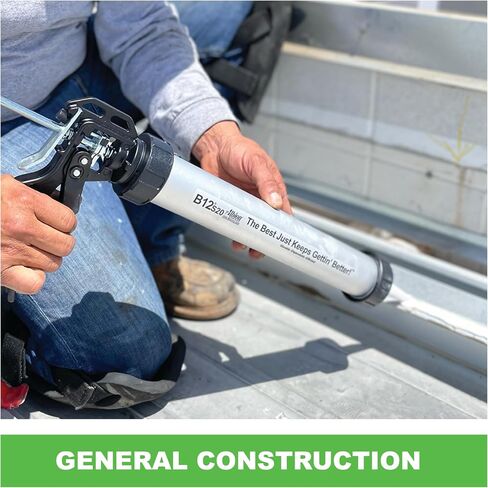 Albion Engineering E12S20 B-Line Cordless Sausage Caulking Gun, No Drip, 12V, 20 oz | No-drip design, 20 oz capacity in Saudi Arabia