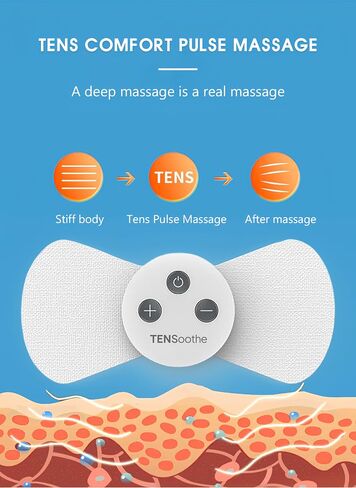 وحدة TENS اللاسلكية لتحفيز العضلات لتخفيف الألم بشكل فعال - آلة TENS المحمولة مع تقنية تحفيز العضلات المتقدمة in Saudi Arabia