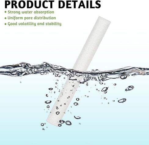 Humidifier Sticks, 60 Pieces Cotton Filter Refill Sticks 2.75x0.31 Inch Filter Replacement Wicks Parts Absorbent Sponge Sticks Filter Sticks for Mini Cool Mist Humidifiers Portable Diffuser in Saudi Arabia
