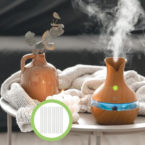 Humidifier Sticks, 60 Pieces Cotton Filter Refill Sticks 2.75x0.31 Inch Filter Replacement Wicks Parts Absorbent Sponge Sticks Filter Sticks for Mini Cool Mist Humidifiers Portable Diffuser in Saudi Arabia