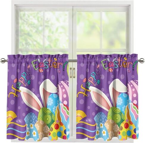 Kitchen Curtains Tier Curtain Snowman Christmas 27.5 Inch Cafe Curtains Farmhouse for Bathroom 2 Panels Black Short Window Tiers in Saudi Arabia