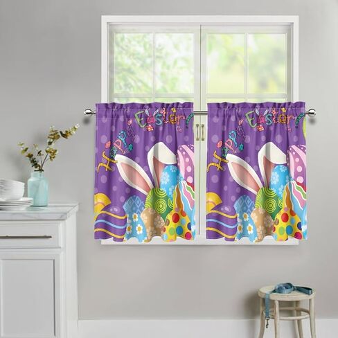 Kitchen Curtains Tier Curtain Snowman Christmas 27.5 Inch Cafe Curtains Farmhouse for Bathroom 2 Panels Black Short Window Tiers in Saudi Arabia