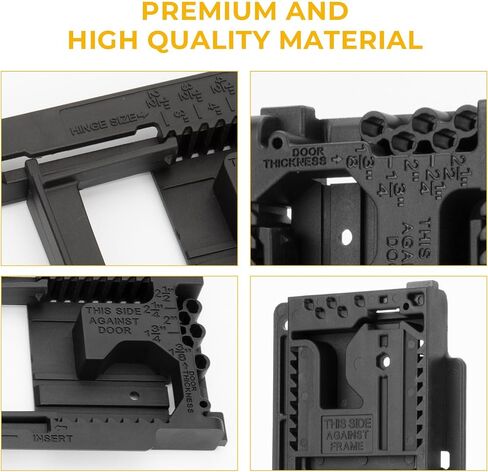 رقصة مفصلة الباب من Goldenwarm، قالب مفصلة الباب، مجموعة تركيب مفصلات Mortiser، رقصة مفصلة الباب للباب وإطار الباب/عضادة، تناسب 8 أحجام مفصلات وسمك 5 أبواب in Kuwait