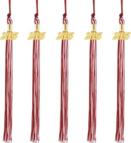 2025 Graduation Tassel, Graduation Cap Tassel, 2025 Tassel Graduation, Black Tassel 2025 with 2025 Year Gold Charms for Graduation Cap Tassel Charms for Graduate Hat Ceremonies Accessories in Saudi Arabia