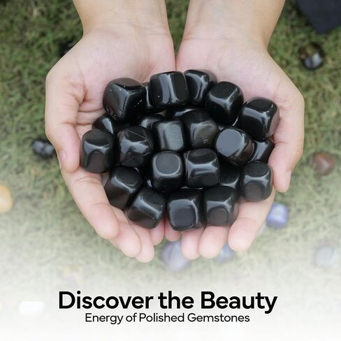 Black Tourmaline - 1lb Healing Crystals, Tourmaline, Crystal Set, Feng Shui Decor, Reiki, Wiccan Supplies and Tools, Gemstones for Crafts, Precious Gemstones, Spiritual Stones, Tourmaline Crystal in Saudi Arabia