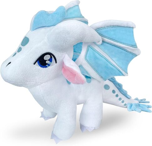 Dragon Plush Wings Toys Stuffed Animal Kawaii Blue Colorful Dragon Decor Merch Gift for Kids Boys Girls Aged 3+ in Saudi Arabia