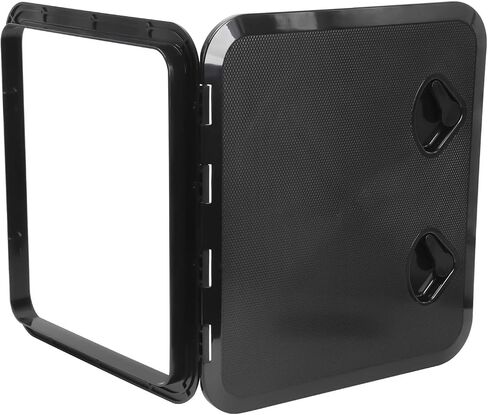 Amarine Made Marine Deck Hatch Boat Deck Hatch Access Hatch & Lid 20" X 18" - White(460 x 510mm) (Black) in Saudi Arabia