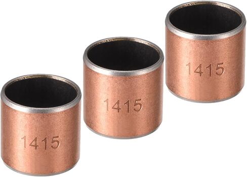 6 قطع محامل الأكمام - [8x10x6mm] محمل عادي البطانات ملفوفة بدون زيت للمعدات الصناعية in Saudi Arabia
