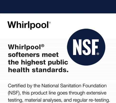 ويرلبول WHES30E 30,000 منعم الحبوب | تكنولوجيا توفير الملح والمياه | معتمد من NSF | تجديد تلقائي للمياه الناعمة للمنزل بالكامل، 0.75 بوصة، أبيض فاتح in Saudi Arabia