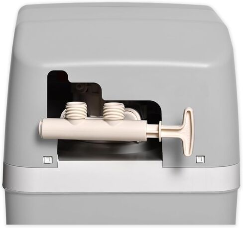 ويرلبول WHES30E 30,000 منعم الحبوب | تكنولوجيا توفير الملح والمياه | معتمد من NSF | تجديد تلقائي للمياه الناعمة للمنزل بالكامل، 0.75 بوصة، أبيض فاتح in Kuwait