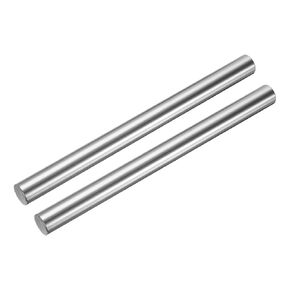 uxcell 2 Pcs Linear Motion Rod Shaft Guide 12mm x 150mm (0.472" x 5.9") Case Hardened Steel Chrome Plated, Metric Linear Rail Rod for 3D Printer, CNC Machine