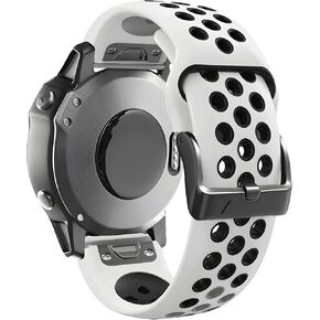 22mm Quickfit Watch Band for Garmin Fenix 5/6/7 Pro Solar Forerunner 935 745 965 955, Breathable Wristband for Garmin MARQ Descent Quatix