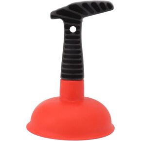 AUNMAS Sink Plunger, Mini Plunger with Slip Proof Short Handle Powerful Plunger Unclogging Tool Efficient Small Drain Plunger for Kitchen Sink, Shower, Bathroom Drains (Type 2)