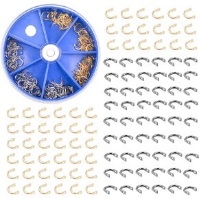 Quick Change Spinner Clevis for Spinner Blades 120PCS Fishing Clevis Crawler Harness Walleye Rig Speed Clevis Fishig Accessories DIY Making