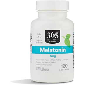 365 by Whole Foods Market, Melatonin 1Mg Peppermint, 120 LOunceenges