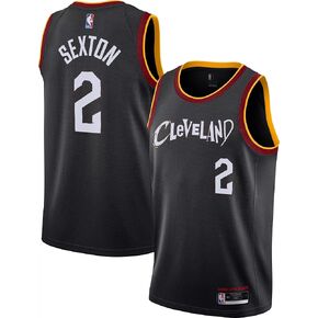 Collin Sexton Cleveland Cavaliers #2 Youth 8-20 Black City Edition Swingman Jersey