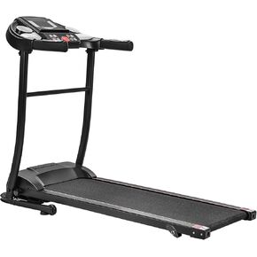 Folding Electric Treadmill for Home, Folding Jogging Running Machine Portable Treadmills w/ 3-Level Auto Incline, 5" Large LED Display, Speakers, MP3 & Audio Auxiliary Port, 12 Speeds,Black