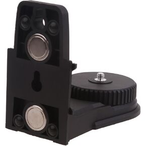 Laser Level Upgraded Fine-Tuning Bracket L-Shape Laser-Level Adapter Multifunctional Magnetic Pivoting Base for Wall & Ceiling Mount