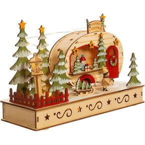 Kurt S. Adler JEL0958 Christmas Village, Multi-Colored