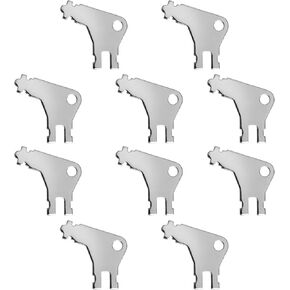 10 PCS E114 Key for Toilet Ppaer Dispensers, E-114 Paper Towel Dispenser Keys Set, Commercial Toilet Tissue & Soap Dispenser Replacement Keys