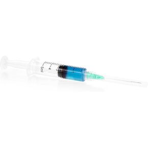 3ml Lab Syringes with 23 Gauge 1 Inch Needles for Liquids - 3cc Luer Lock Syringe and Needle Individually Wrapped, Pack of 20