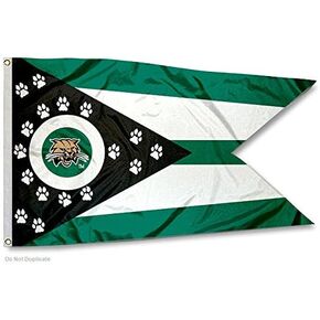 College Flags & Banners Co. Ohio Bobcats State of Ohio Flag