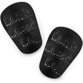 2pcs Mini Soccer Shin Guards, 3.94x2.36 Inch Extra Small Football Shin Pads Miniature Shin Guards Protective Shin Guards Equipment for Teenagers Kids Adults Boys Girls (Don't)
