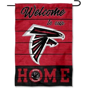 WinCraft Atlanta Falcons Welcome Home Decorative Garden Flag Double Sided Banner