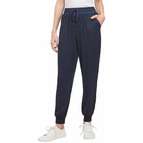 بنطال رياضي Splendid للسيدات برباط خصر مطاطي (الولايات المتحدة، ألفا، كبير، عادي، عادي، كحلي)