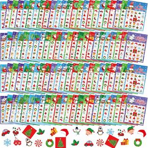 Liliful 148 Pieces 2 Sets Christmas Bingo Games for Kids Family Party, 96 Players Cards Pack Party Games for Family School Classroom Activities Party Favors Kids Xmas Gifts Bulk