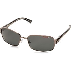 Carrera unisex adult Airlow/S Sunglasses, Matte Gunmetal/Polarized Gray, 58 mm US