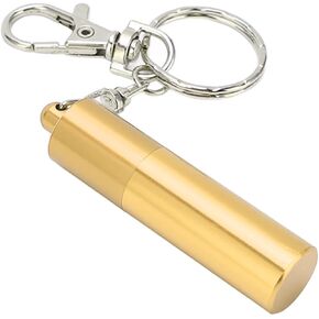 Billiard Cue Tip Stick Shaper, Billiard Snooker Pool Cue Tip Shaper Pricking Pin Grinding Repair Tool with Keychain Billiard and Pool Accessories (Gold) Competitive Sports