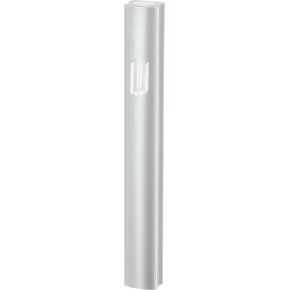 حافظة Mezuzah ذات مظهر مسطح من الألومنيوم لتمرير Mezuzah (التمرير غير متضمن) لمسة نهائية لامعة مع ساق مطبوعة، غطاء Mezuzah سهل التقشير واللصق (شامبانيا، 4.9 بوصة) in Kuwait