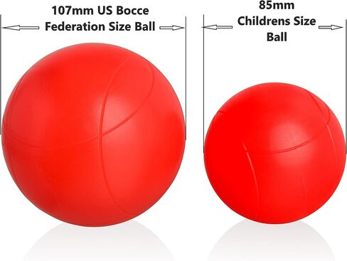 Glow in The Dark LED Day Night Lighted Bocce Ball Set Choose 107mm or 85mm in Saudi Arabia