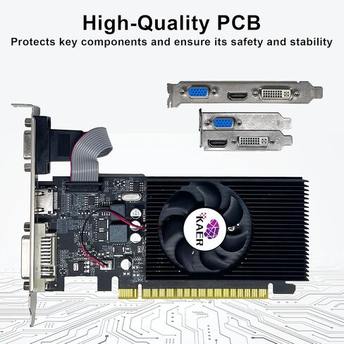 KAER NVIDIA Geforce GTX1060 Gaming Graphics Card（PCIe×16 2.0 ，3G GDDR5 Memory） 192 Bit or PC Video Card with Dual Fans Computer Gpu with DVI HDMI DP Output in Saudi Arabia