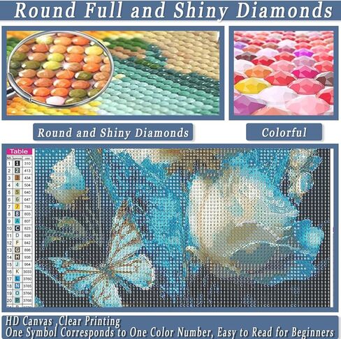 KICHANG Flower Cat Diamond Painting Diamond Art Kits for Adults,Diamond Art Diamond Painting,5D Diamond Painting Accessories Diamond Art Kits,Round Full Drill Diamond Dots-Home Decor&Gift-12x16in in Saudi Arabia