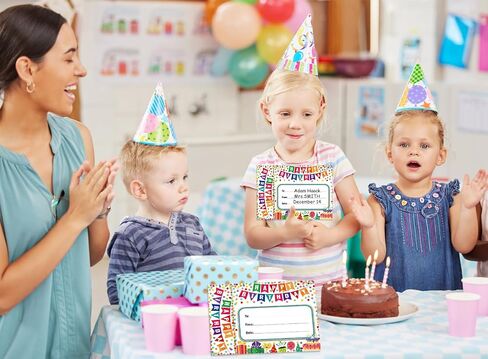 FaCraft 36PCS Happy Birthday Cupcakes Bookmark Awards,Birthday Bookmark Certificates for Students from Teacher,Birthday Awards Gifts for Kids Classroom Kindergarten Back to School Teacher Supplies in Saudi Arabia