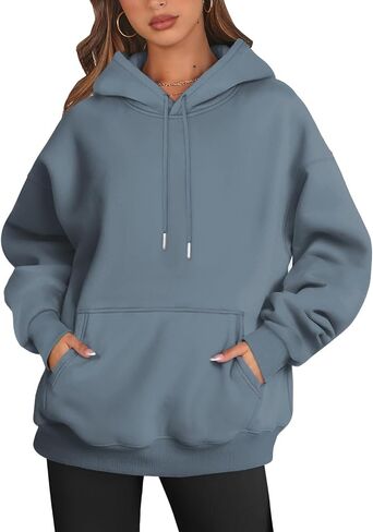 ATHMILE Womens Oversized Hoodies Fleece Sweatshirts Y2K Casual Long Sleeve Pullover Fall Clothes with Pocket and Drawstring in Saudi Arabia