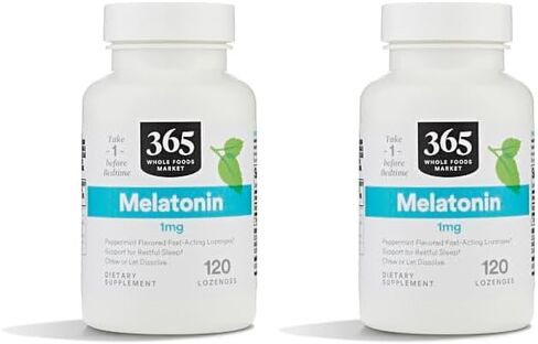365 by Whole Foods Market, Melatonin 1Mg Peppermint, 120 LOunceenges in Kuwait