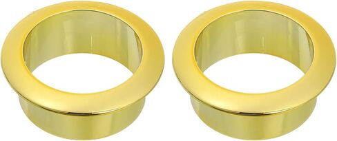 uxcell 2 Pcs 1.38 inch (35mm) Nylon Desk Grommets, Plastic Cable Hole Cover, Wire Cord Cable Organizer for Computer Desk Cabinet, Silver in Saudi Arabia