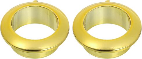 uxcell 2 Pcs 1.38 inch (35mm) Nylon Desk Grommets, Plastic Cable Hole Cover, Wire Cord Cable Organizer for Computer Desk Cabinet, Silver in Saudi Arabia