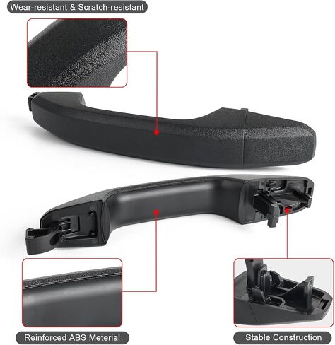 FAERSI Exterior Door Handle Front Right Passenger Side Replacements for 2014 2015 2016 2017 2018 2019 Chevrolet Silverado, 2014-2018 GMC Sierra 1500 2500 HD 3500#22923605 22929412 in Saudi Arabia