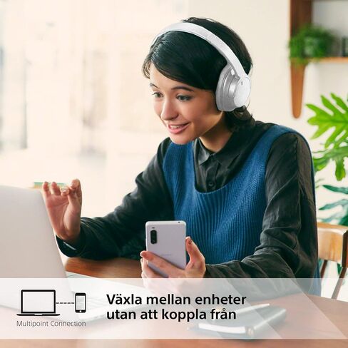 Sony WH-CH720NB Noise Canceling Wireless Bluetooth Headphones - Built-in Microphone - up to 35 Hours Battery Life and Quick Charge - Matte Black in Saudi Arabia