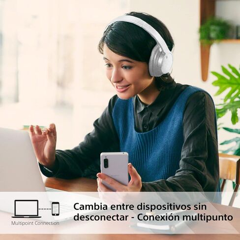 Sony WH-CH720NB Noise Canceling Wireless Bluetooth Headphones - Built-in Microphone - up to 35 Hours Battery Life and Quick Charge - Matte Black in Saudi Arabia